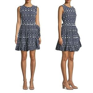 Kate Spade Navy Eyelet Dress
